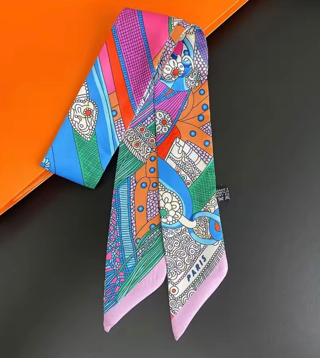 Paris Blue scarf
