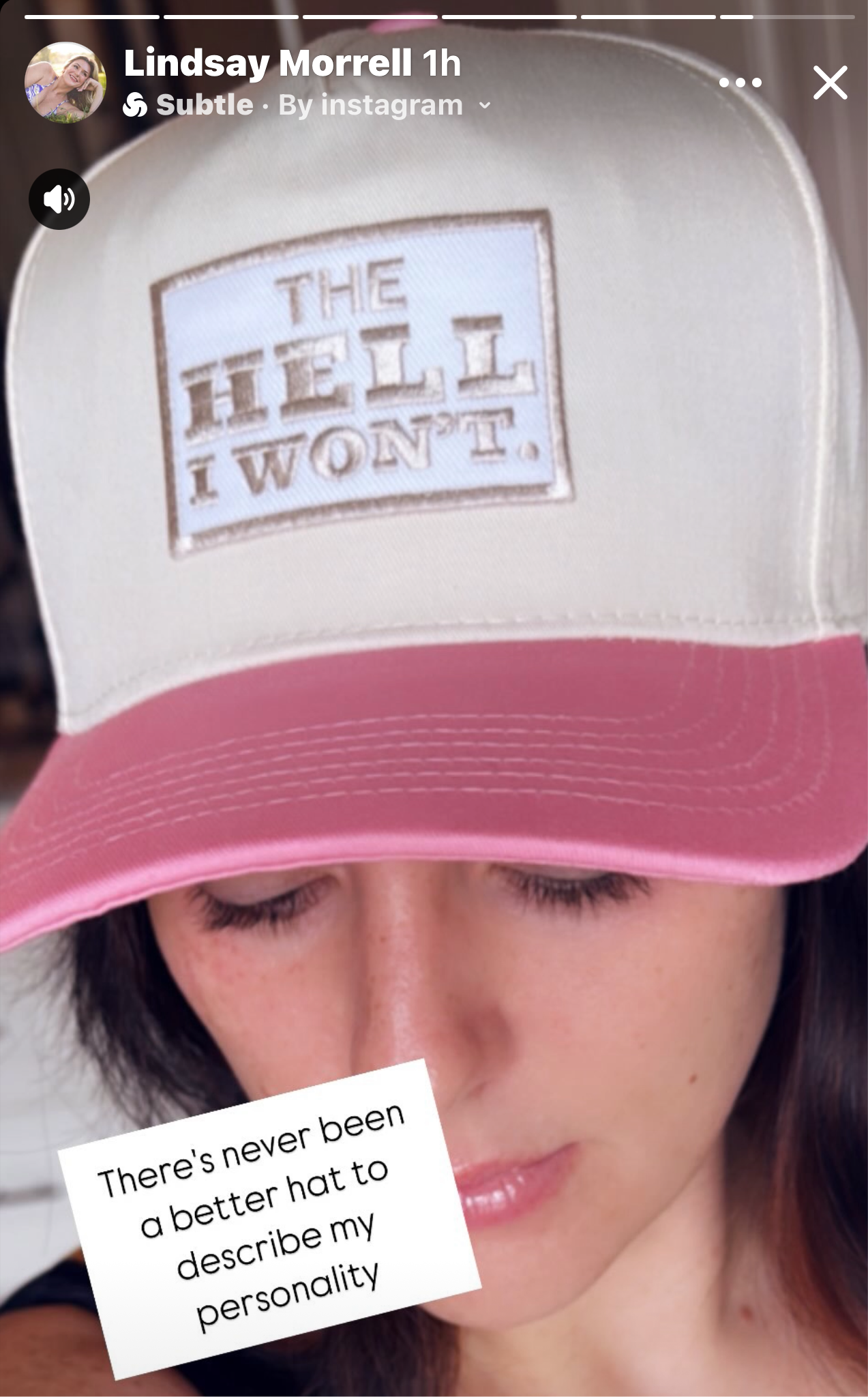 The Hell I won’t HAT