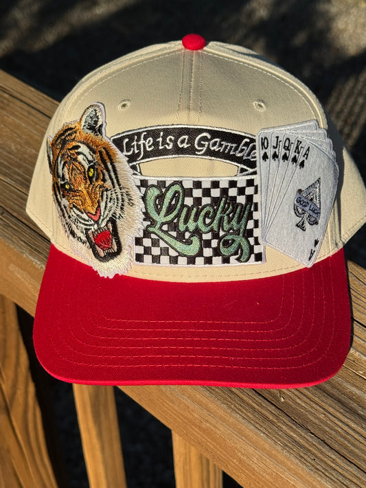 Lucky Red canvas hat
