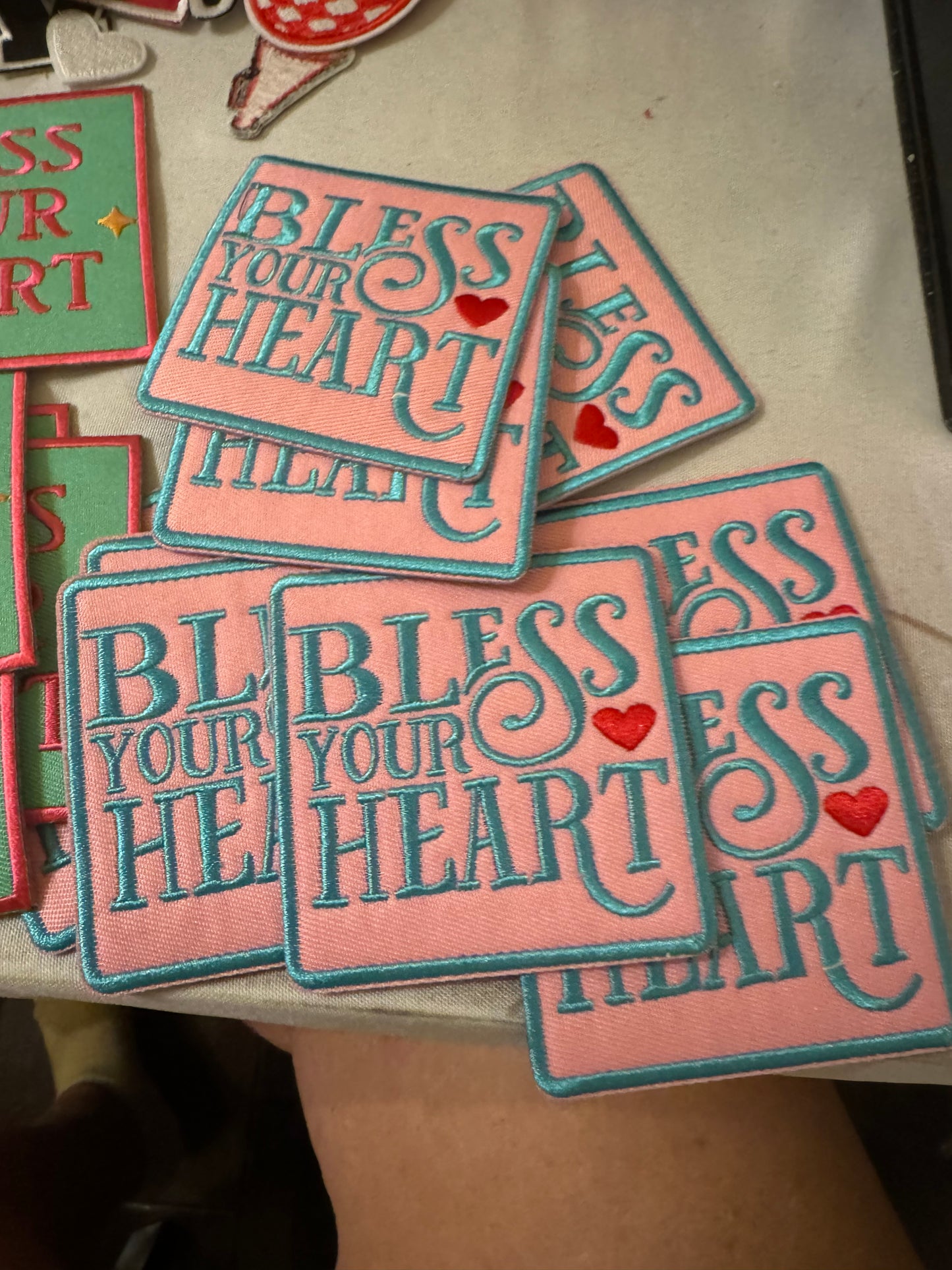 Bless your heart - Pink/blue