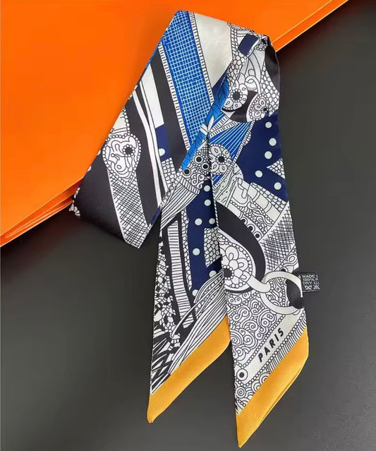 Paris Blue scarf