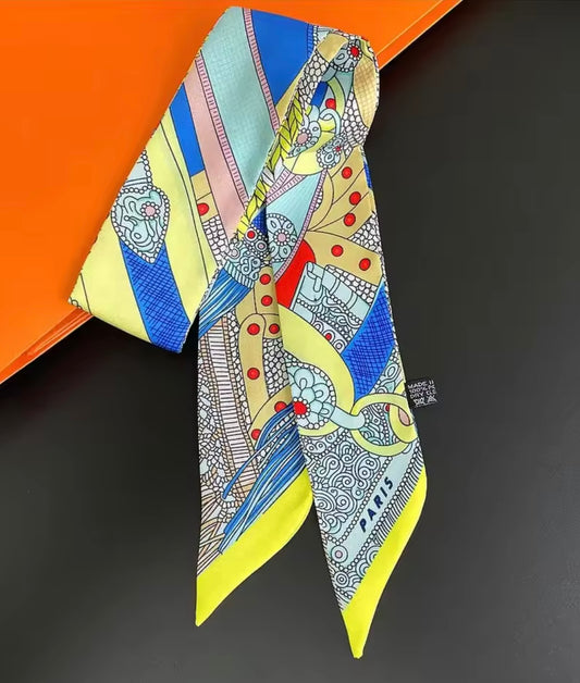 Paris Lemon Yellow scarf