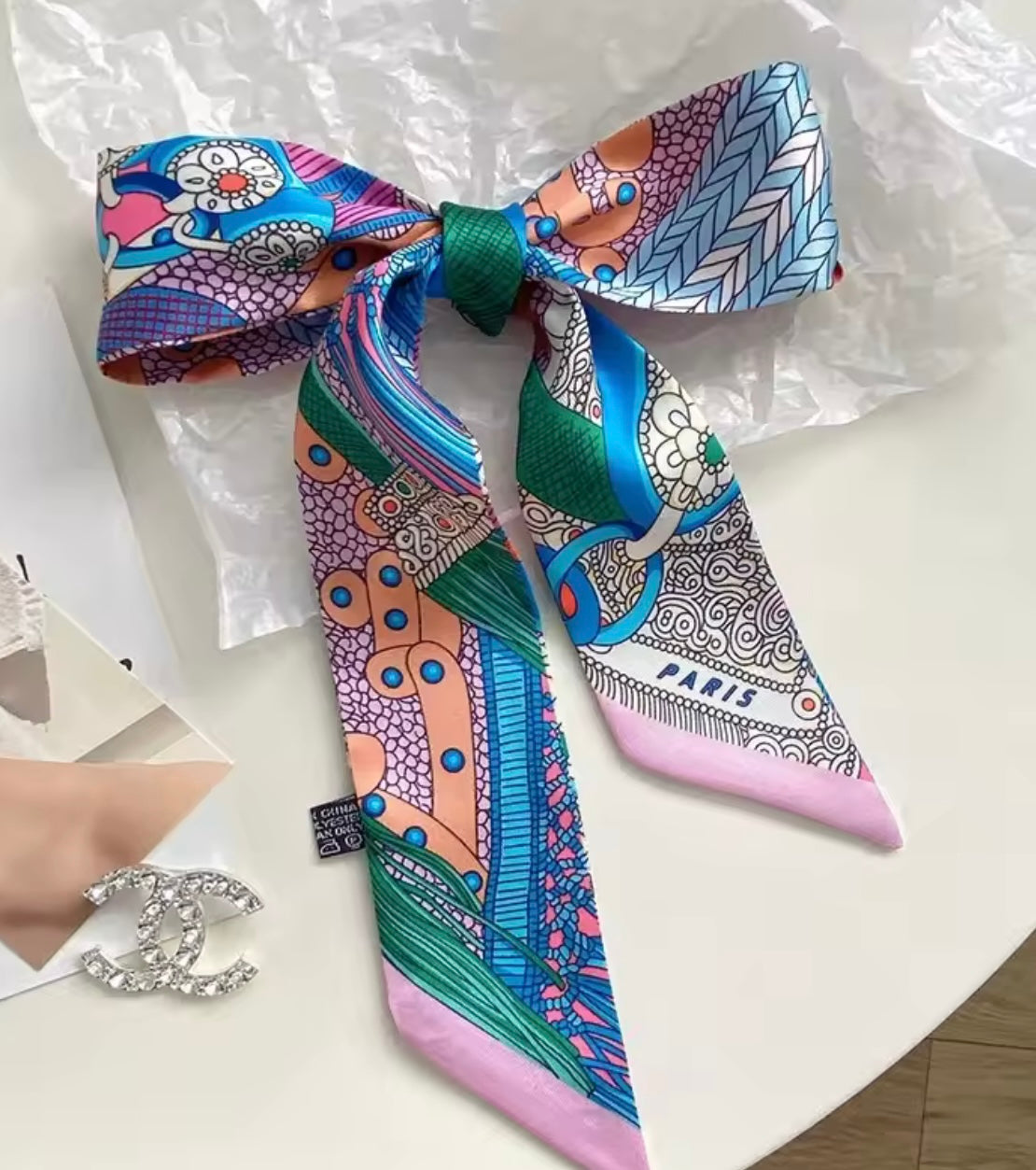 Paris Pink scarf