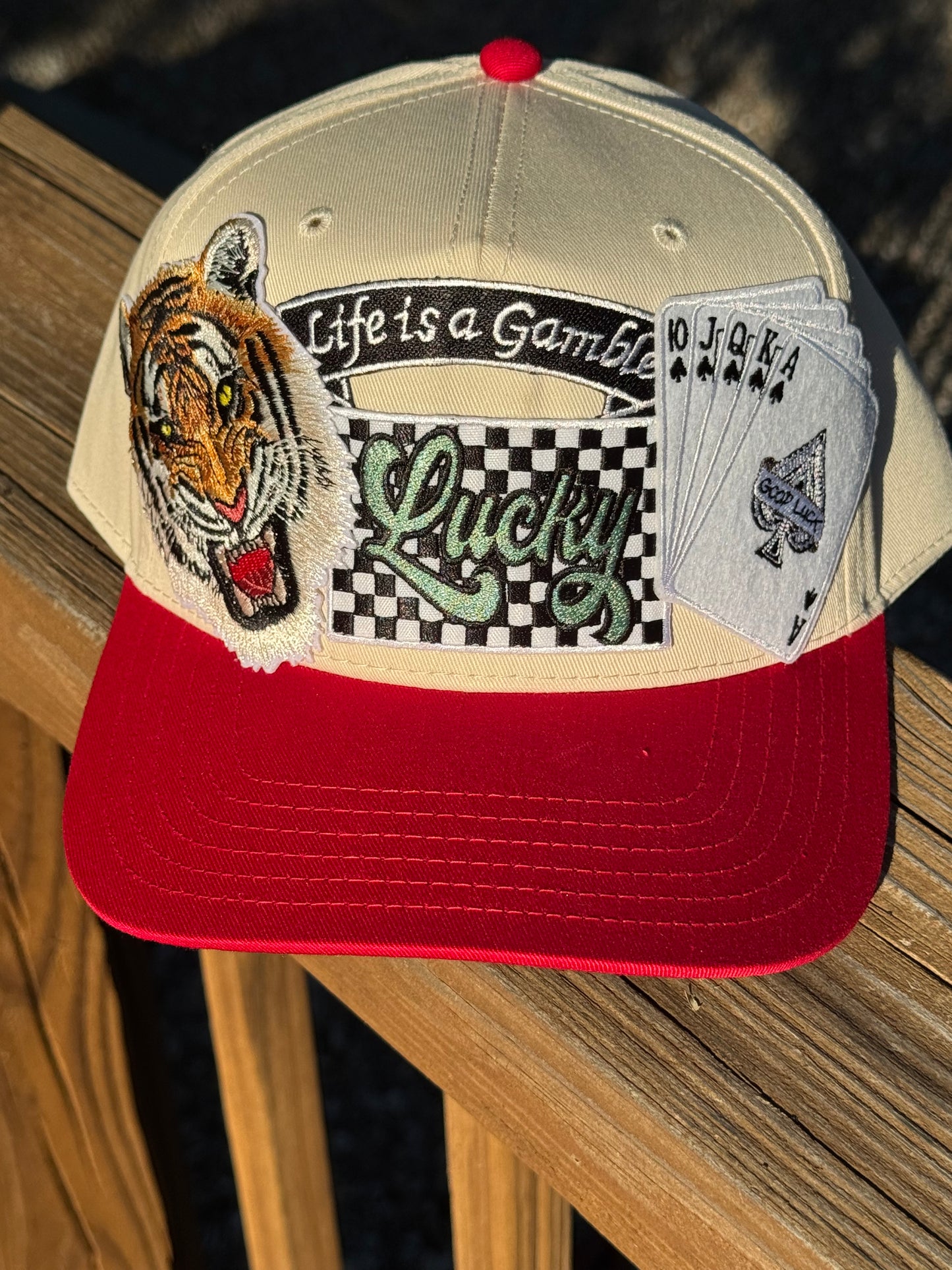 Lucky Red canvas hat