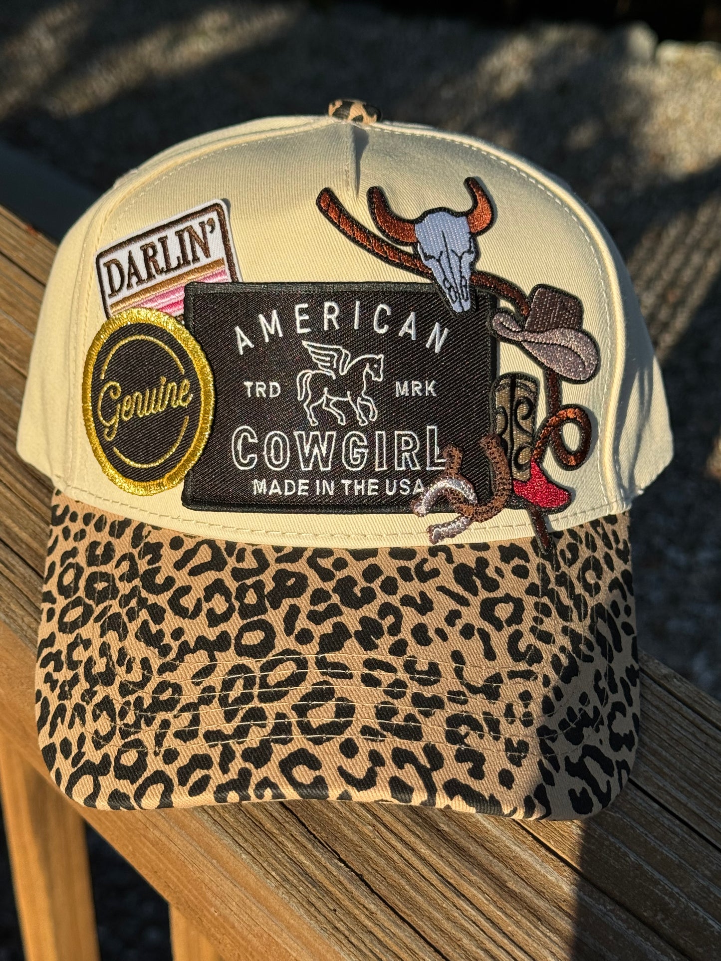 American Cowgirl Leopard hat