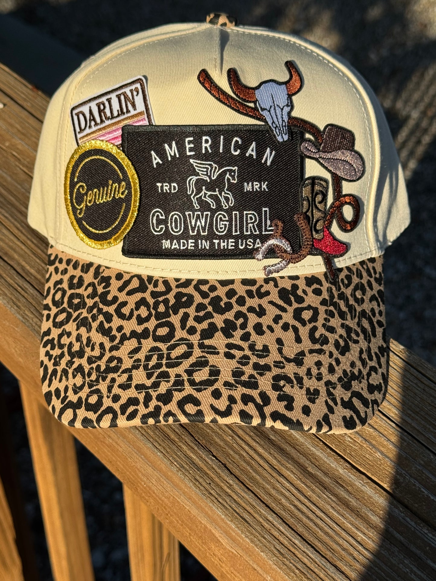 American Cowgirl Leopard hat