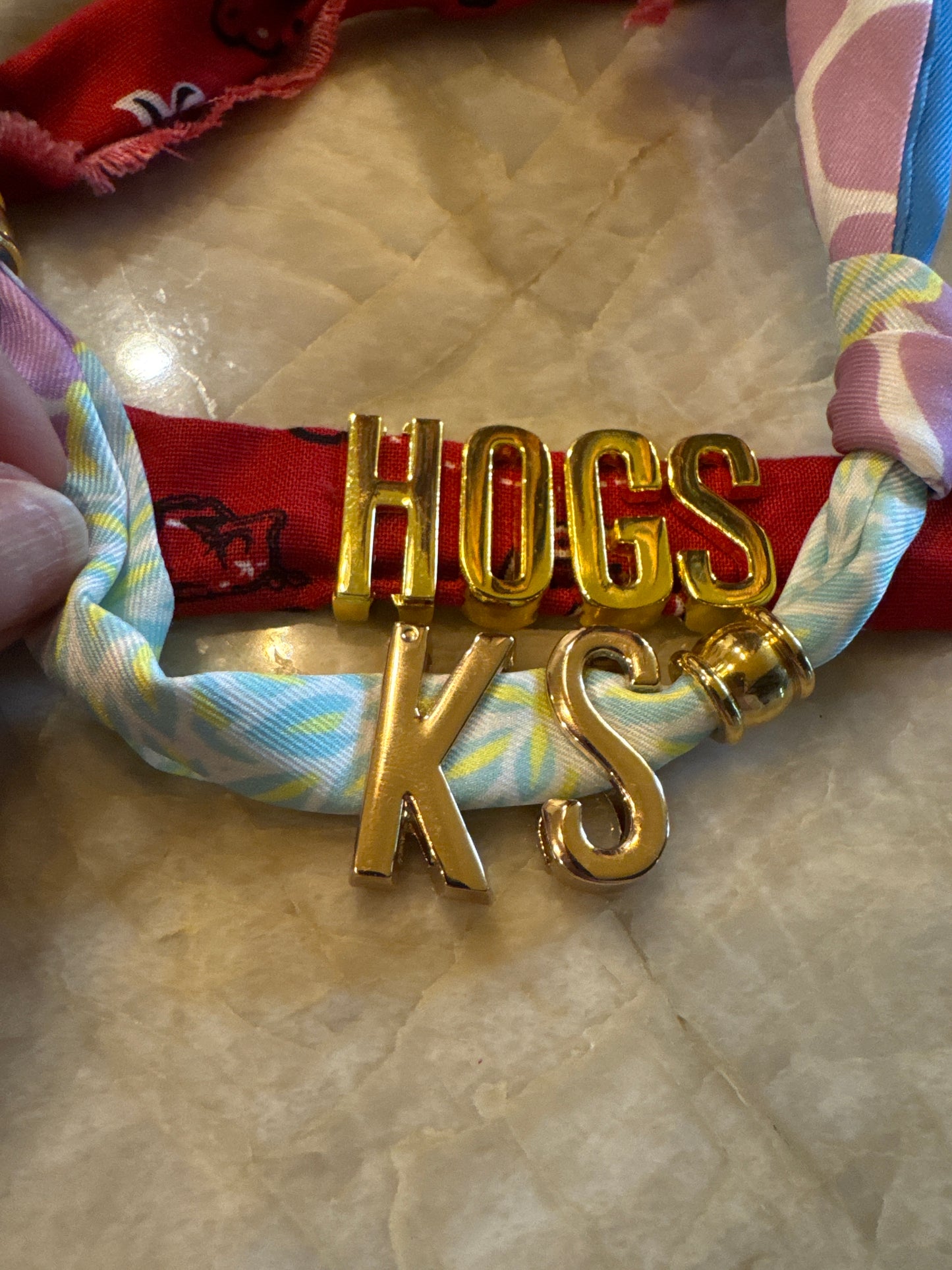 Scarf Alphabet Slides Medium Size