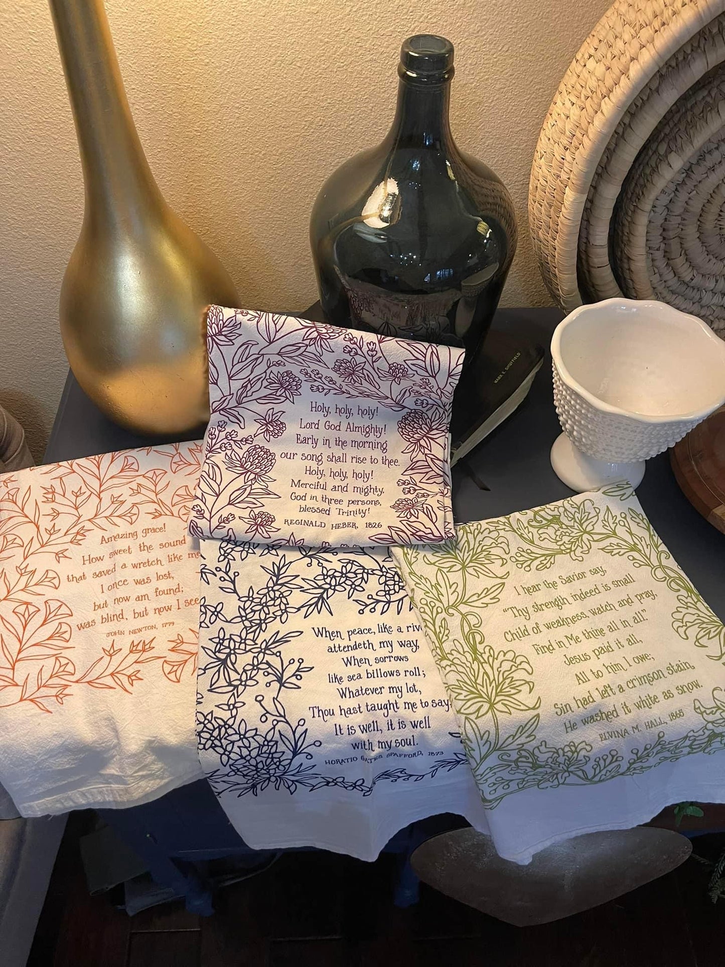 Scripture towels