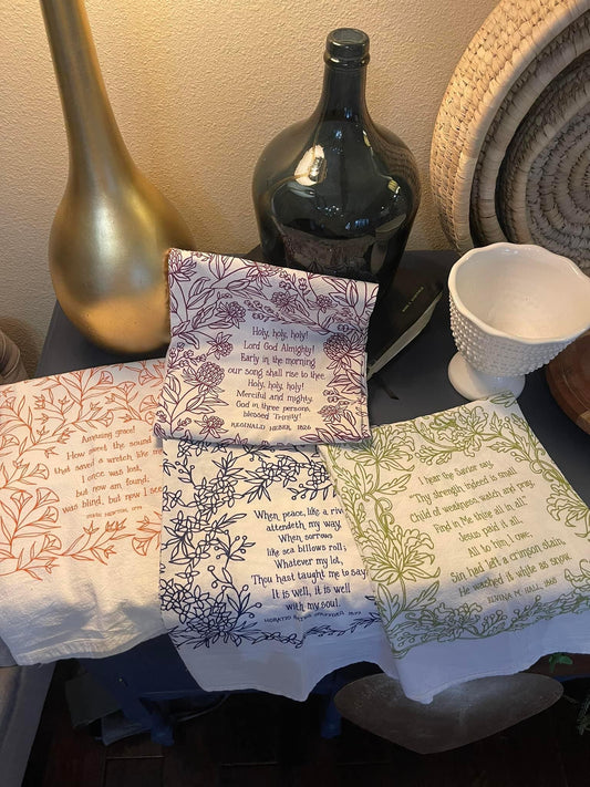 Scripture towels