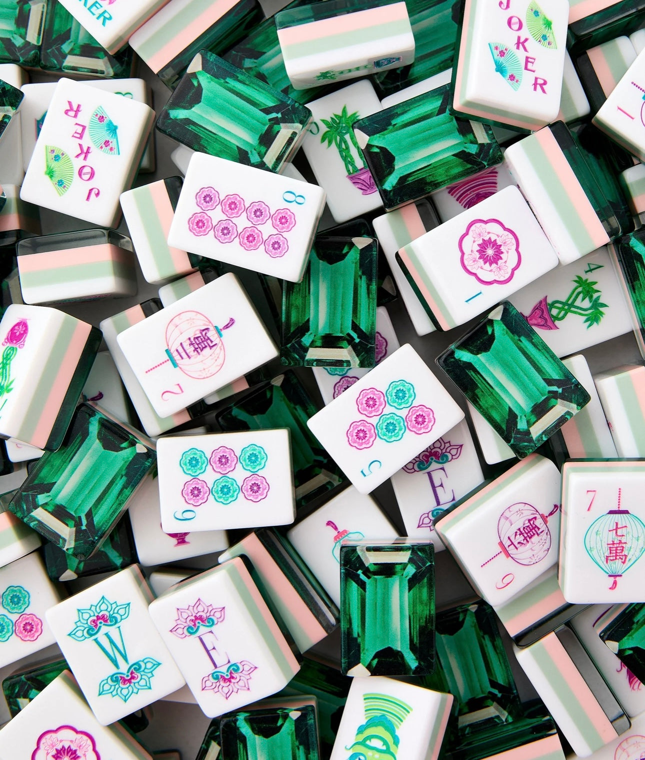 Oh My Mahjong Emerald Tiles