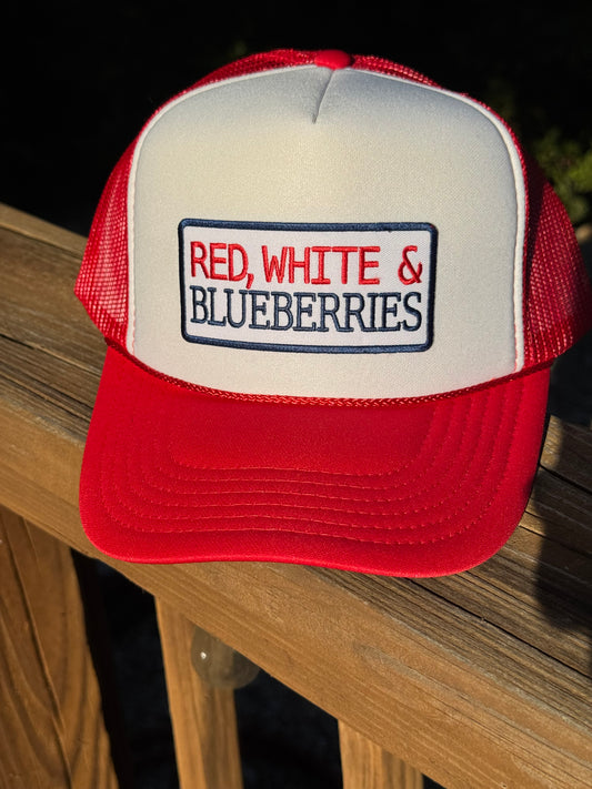 Red white & Blueberries hat