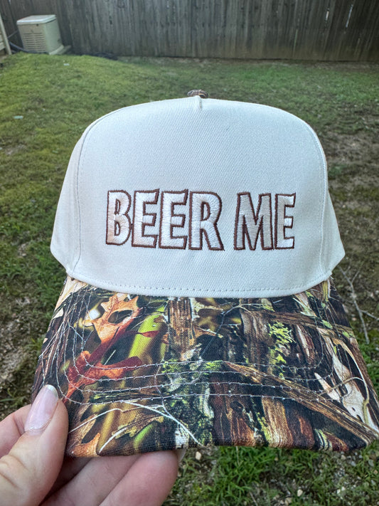 BEER ME camo Hat
