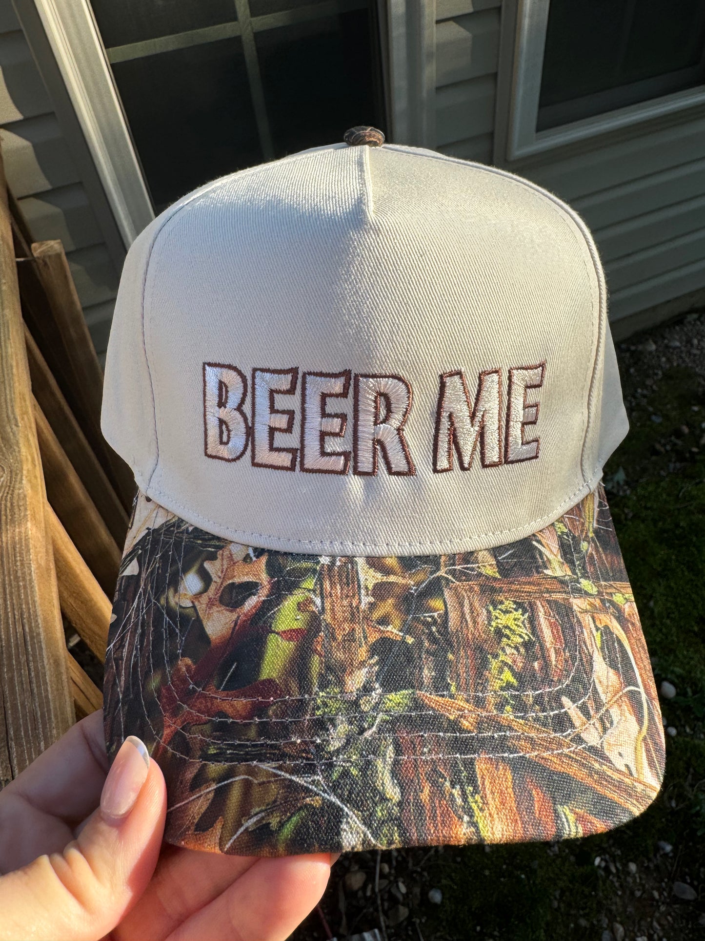 BEER ME camo Hat