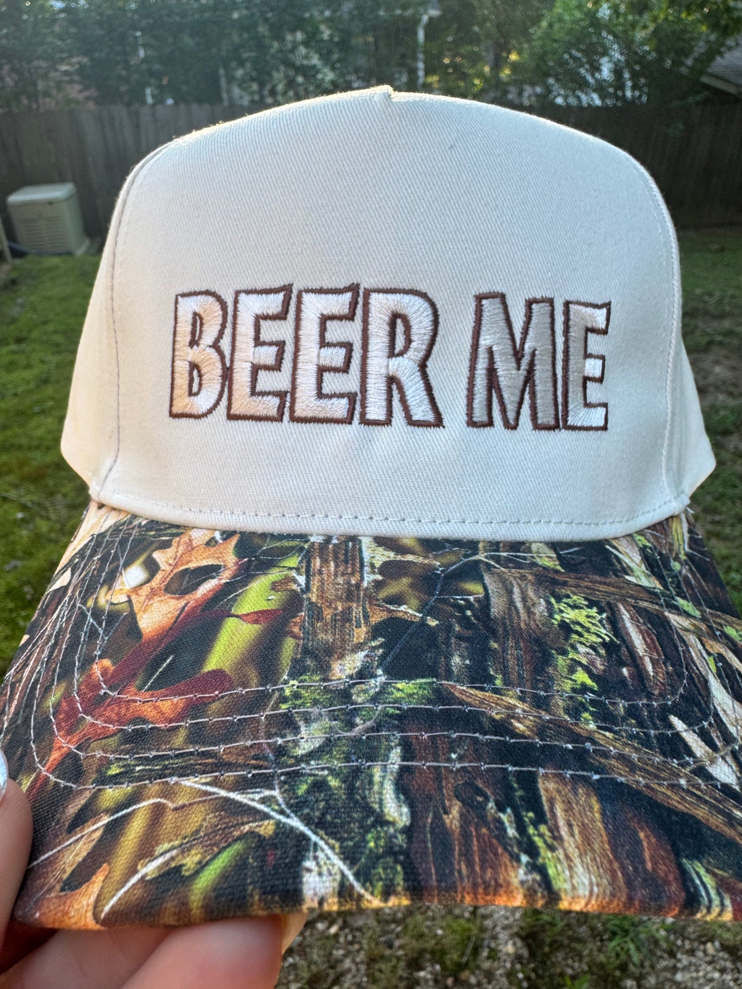 BEER ME camo Hat